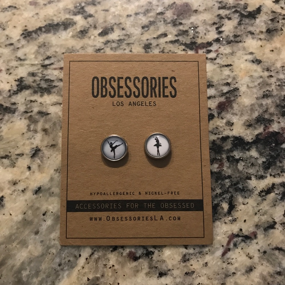 Adorable ballerina earrings